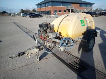  Western Single Axle Plastic Water Bowser, Yanmar Pressure Washer (Spares) - Højtryksrenser