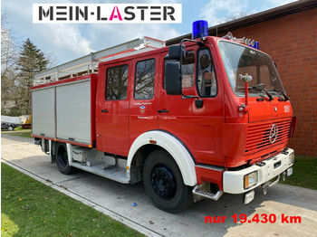 Brandbil Mercedes-Benz 1222 Feuerwehr Doppelkabine LF16 nur 19.430 km: billede 1