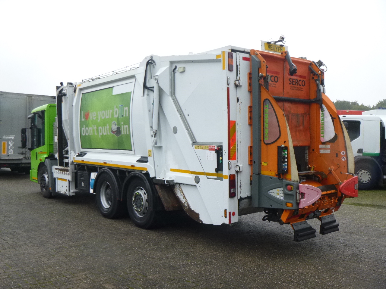 Affaldsmaskine Mercedes Econic 2629 RHD 6x2 Geesink Norba refuse truck: billede 4