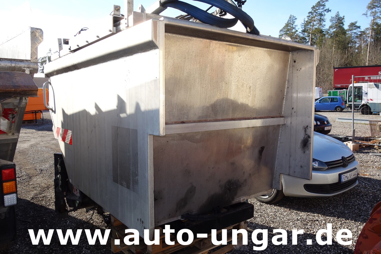 Affaldsmaskine til transportering affald Multicar Müllaufbau PB400 Aluaufbau mit Hilfsrahmen 4m³ Kipper Presse Lifter: billede 23