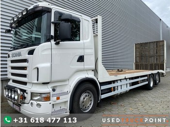 Bjærgningskøretøj Scania R340 / 6X2 / Winch / Hydraulic Ramps / Machine Transport / Belgium Truck: billede 1