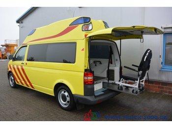 Ambulance Volkswagen T5 2.5 TDI Ambulance Mobile RTW Scheckheft 1.Hd: billede 1