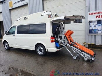 Ambulance Volkswagen T5 Krankentransport inkl Trage Rollstuhl Scheckh: billede 1