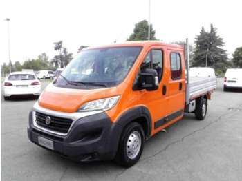 Ladbil, Mandskabsbil Fiat Ducato 35 2.3 MJT130C MAXI DOPPIA CABINA CASSONE FISSO-7P: billede 1