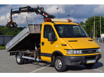 Iveco Daily 50C14 * Kipper 3,10 m + KRAN Top Zustand! ladbil med tip, 2006, 11500 EUR til salg - Truck1 2227174