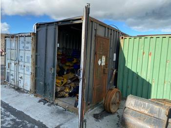 Skibscontainer 40' Container c/w Parts/Ratching/Pipes (Located at Cumnock, KA18 4QS, Scotland) No crane available - buyer will need to provide crane themselves for loading: billede 1
