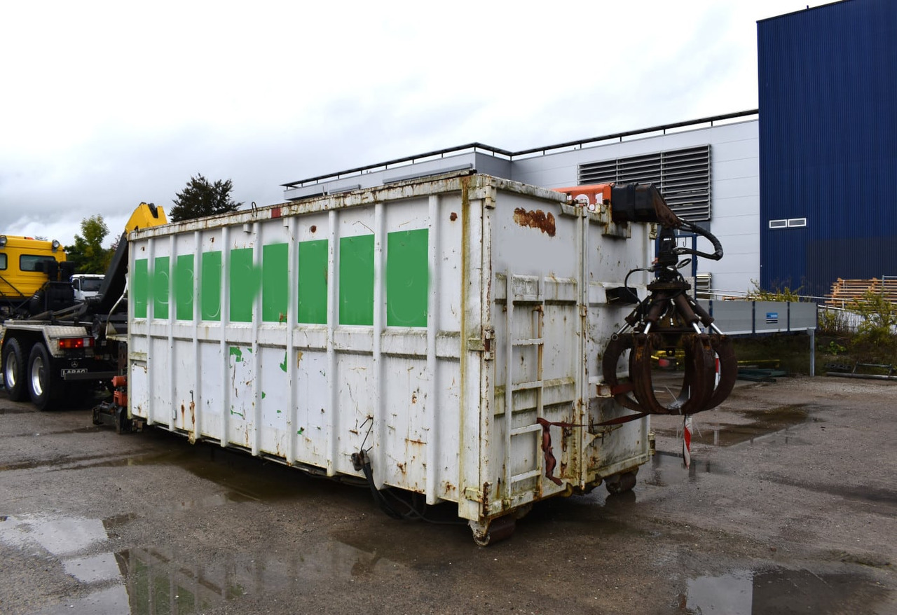 Maxi container (D) 2000 hook trough with crane and grab: billede 19