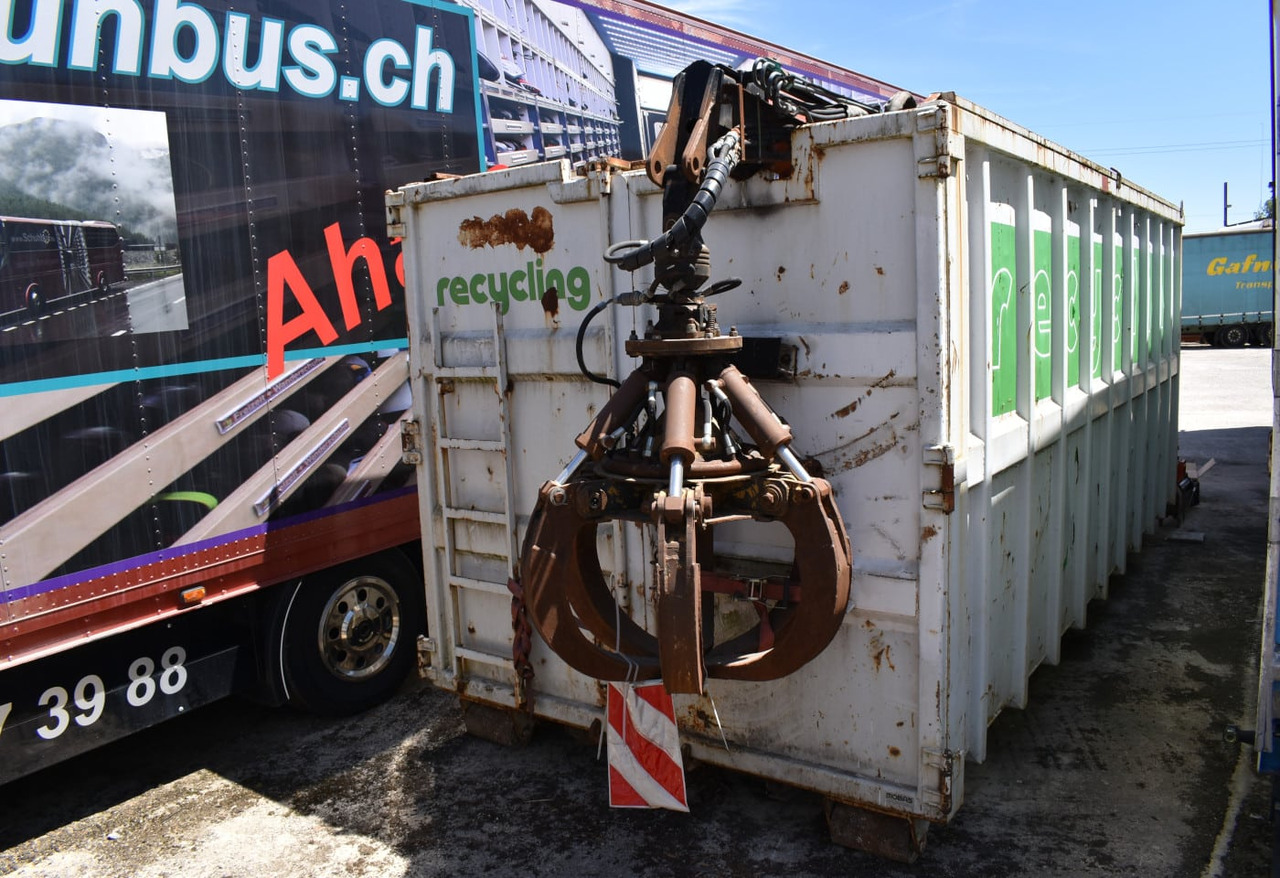 Maxi container (D) 2000 hook trough with crane and grab: billede 11