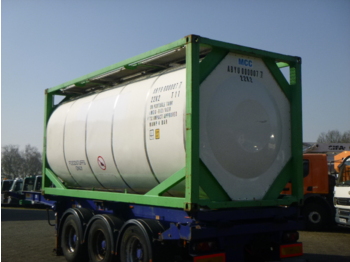 Tankcontainer, Sættevogn Danteco Food tank container inox 20 ft / 25 m3 / 1 comp: billede 3