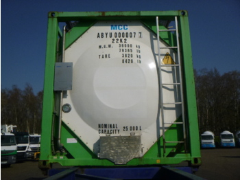 Tankcontainer, Sættevogn Danteco Food tank container inox 20 ft / 25 m3 / 1 comp: billede 5