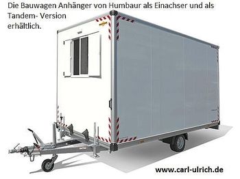Ny Skur container Humbaur - Bauwagen 184222-24PF30 Einachser: billede 1