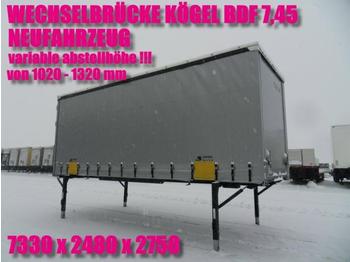 Kögel BDF 7,45 / 2,75 höhe LASI 12642 XL / NEU - Veksellad/ Container