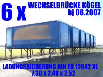 Kögel ENCO 74 / wechselbrücke LASI / LADUNGSSICHERUNG - Veksellad/ Container