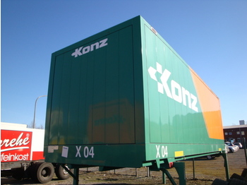 Krone Koffer Glattwand 7,80 m - Veksellad/ Container