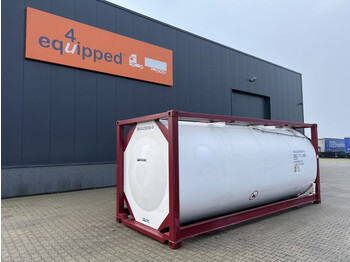 Lagertank CIMC TOP: ISO 20FT 25.020L tankcontainer, L4BN, UN Portable, T11, steam heating, bottom discharge, 5Y + CSC-test: 03/2025: billede 1