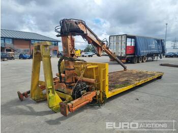  Flatbed Body, Atlas 3008 Crane to suit Hook Loader Lorry - Maxi container