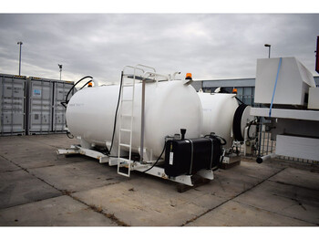 Tankcontainer Tank New Jetting tank complete with hosereel and PTO / Pump: billede 1