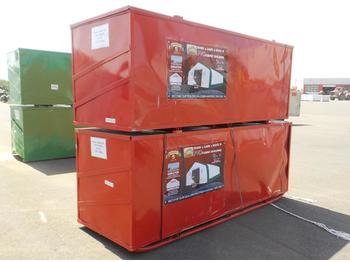 Skur container Unused 2021 40' x 60' x 21' PVC Peak Storage Dome Storage Shelter: billede 1