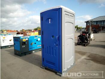 Skur container Unused Construction Site Toilet, Fresh Water Flush, Sink, Mirror, Soap Dispenser, Discharge Valve: billede 1