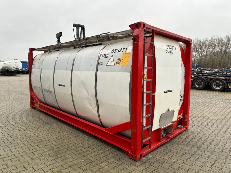 Lagertank til transportering kemikalier Van Hool 20FT, 24.900L, 2 comp.(12.450L + 12.450L), UN PORTABLE T11, L4BN, 5Y/CSC: 06/2026: billede 7