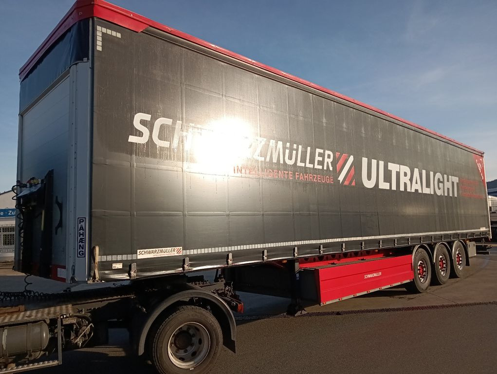 Schwarzmüller 3-A-ULTRALIGHT-Pal-Kiste Liftachse SAF 5680kgTÜV  - Gardintrailer: billede 5