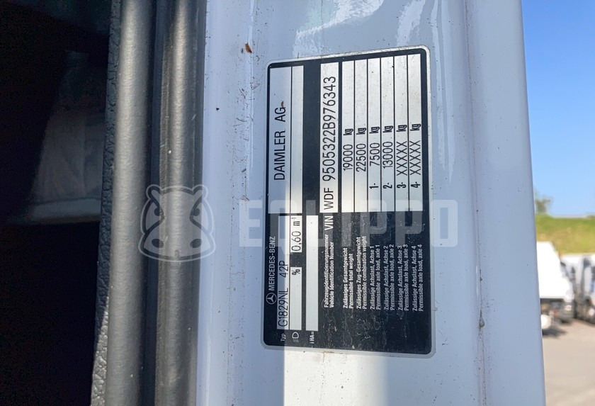 Mercedes-Benz Axor 1829 optifant 8000 TA Sweeper - Fejebil: billede 5