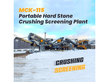 FABO MCK-115 MOBILE CRUSHING & SCREENING PLANT FOR HARDSTONE | 180-300 TPH - Mobil knuser: billede 1