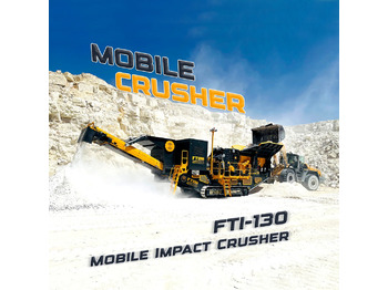 FABO FTI-130 MOBILE IMPACT CRUSHER 400-500 TPH | AVAILABLE IN STOCK - Mobil knuser: billede 1