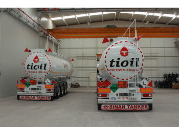 SINAN TANKER-TREYLER Aluminium, fuel tanker- Бензовоз Алюминьевый - Tanksættevogn: billede 2