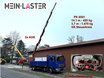 MAN TGL 8.210 Palfinger PK 6501 14m 440kg, 5+6 St. F  - Lastbil med lad: billede 1