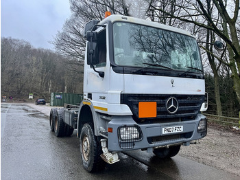 MERCEDES Actros 3332 6x6 Chassis cab - Lastbil chassis: billede 1