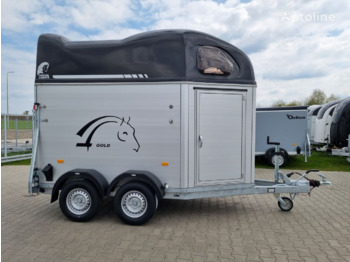 Cheval Liberté Gold First Alu for two horses with tack room 2000 kg GVW trailer - Hestetrailer: billede 2