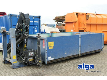 Abrollcontainer, Kran Hiab 099 BS-2 Duo  - Maxi container: billede 1