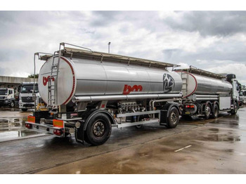 Tankbil Mercedes ACTROS 2544-MP3+MAGYAR-INOX-18.200L+6COMP: billede 3
