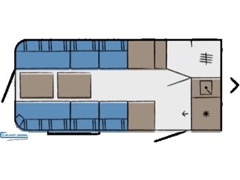 Ny Campingvogn Hobby Beachy 450 im Zulauf LT. Juli 2023: billede 1