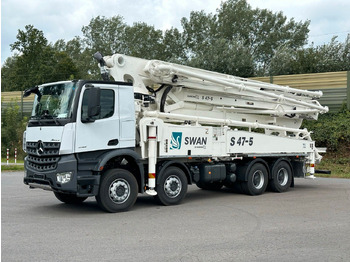 Leje en  Mercedes-Benz Arocs 5 4142  8x4 SWAN TSP 47-5 160RZ ( 47m ) Mercedes-Benz Arocs 5 4142  8x4 SWAN TSP 47-5 160RZ ( 47m ): billede 1