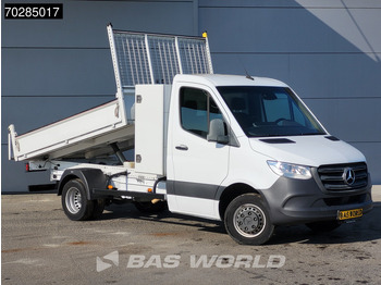 Ladbil Mercedes-Benz Sprinter 514 CDI Open Laadbak met Kist Dubbellucht 3,5t Trekhaak Airco Euro6 Pritsche Pickup Open Box 2m3 Airco Trekhaak: billede 5