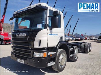 Leje en SCANIA P 410 8X4 CHASIS EURO 6 SCANIA P 410 8X4 CHASIS EURO 6: billede 1