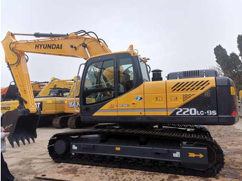 Bæltegravemaskine Used Hyundai 220LC-9S Crawler Excavator Used Hyundai 220LC-9S Excavator in Great Performance in stock: billede 3