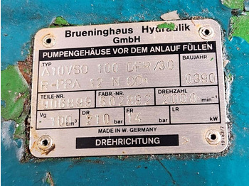 Hydraulik for Entreprenørmaskin Brueninghaus Hydromatik A10VSO100DFR/30R-906899-Load sensing pump: billede 4