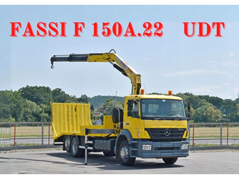 Leje en Mercedes-Benz AXOR 2533 ABSCHLEPPWAGEN 7,50 m + FASSI F150A.22  Mercedes-Benz AXOR 2533 ABSCHLEPPWAGEN 7,50 m + FASSI F150A.22: billede 1