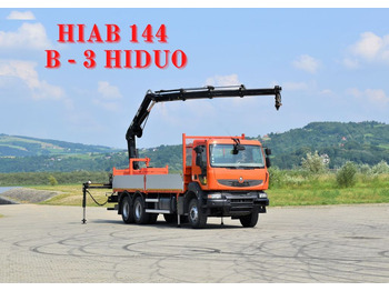 Lastbil med kran RENAULT Kerax 410