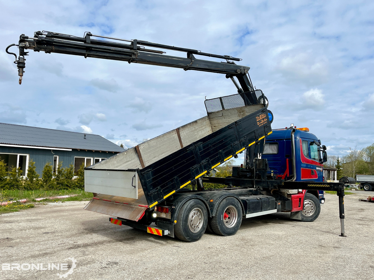 2002 SCANIA R114 6X2*4 Tipper+HIAB 166-e5 crane - Tipvogn lastbil, Lastbil med kran: billede 5 2002 SCANIA R114 6X2*4 Tipper+HIAB 166-e5 crane - Tipvogn lastbil, Lastbil med kran: billede 5