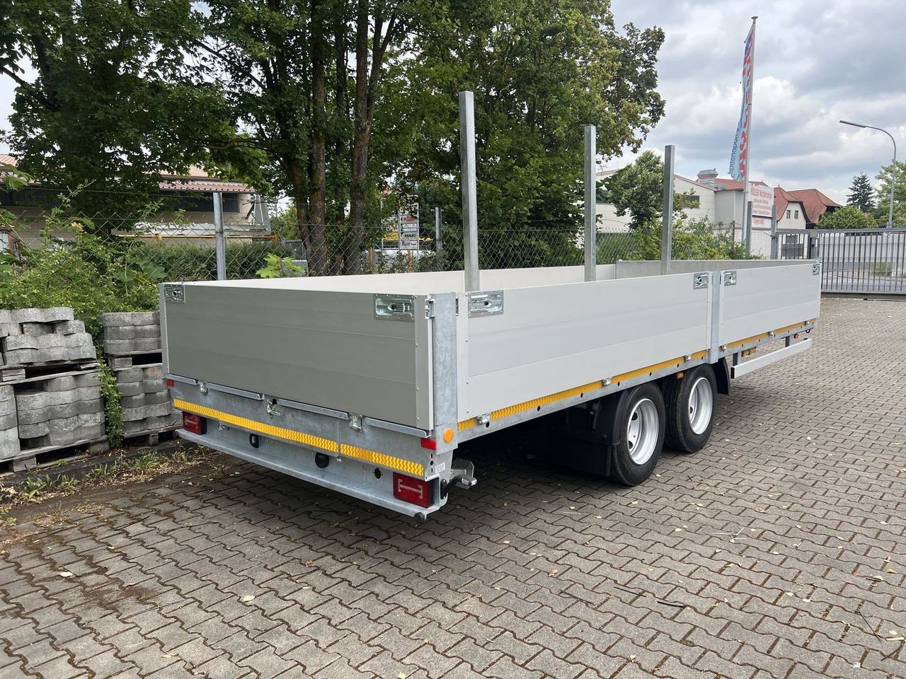 Ladtrailer Möslein  14,4 t Tandem- Pritschenanhänger- Tieflader: billede 6
