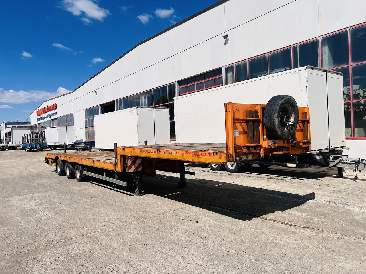 Möslein 3 Achs Satteltieflader Plato 45 t GGfür Fertigt - Nedbygget platform sættevogn: billede 3 Möslein 3 Achs Satteltieflader Plato 45 t GGfür Fertigt - Nedbygget platform sættevogn: billede 3