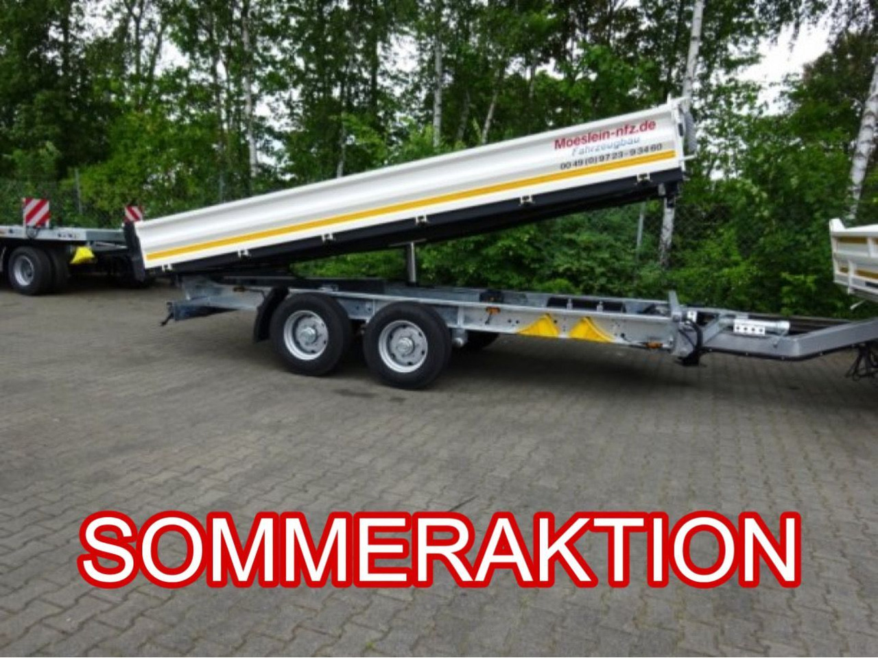 Möslein neuer Tandem 3- Seitenkipper Tieflader-- Neufah - Tipvogn påhængsvogn: billede 1 Möslein neuer Tandem 3- Seitenkipper Tieflader-- Neufah - Tipvogn påhængsvogn: billede 1