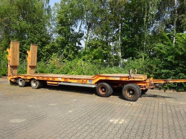 Müller-Mitteltal 4 Achs Tieflader- Anhänger mit ABS - Nedbygget platform påhængsvogn: billede 1 Müller-Mitteltal 4 Achs Tieflader- Anhänger mit ABS - Nedbygget platform påhængsvogn: billede 1