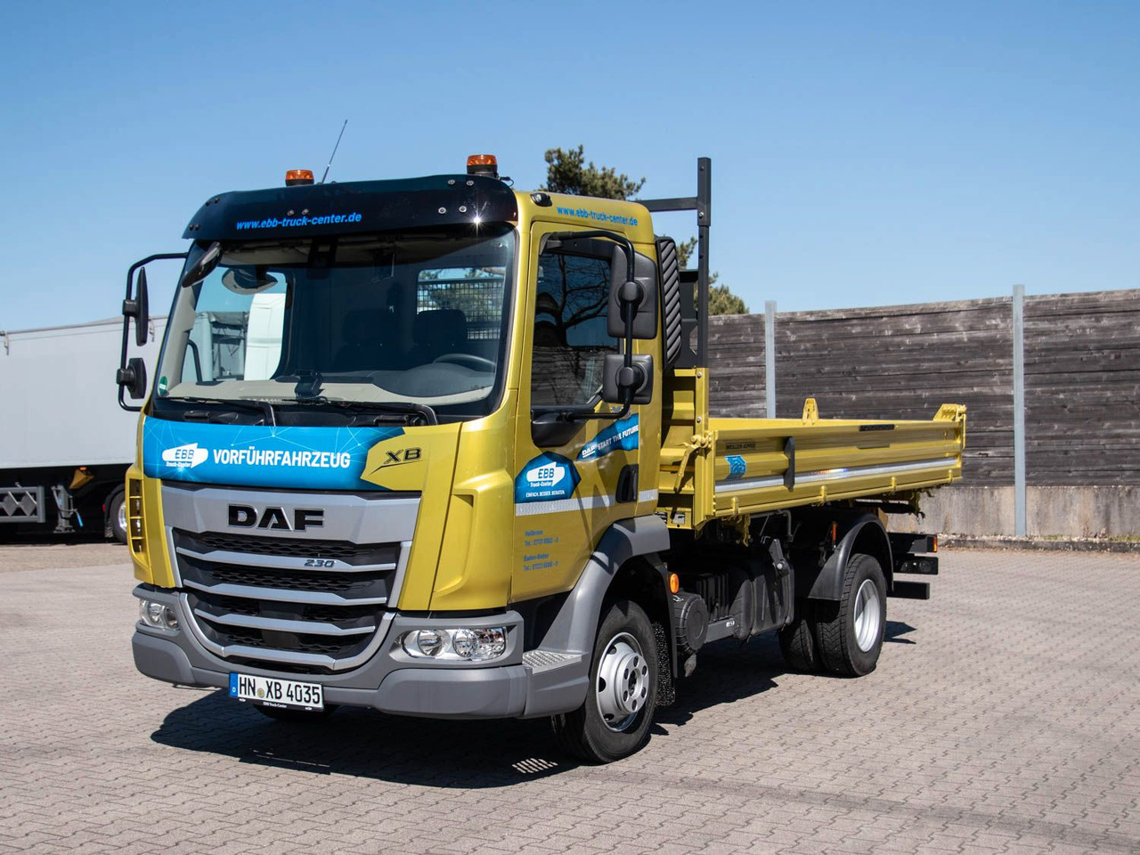 DAF XB 230 7,5t Meiller Kipper - Tipvogn lastbil: billede 1 DAF XB 230 7,5t Meiller Kipper - Tipvogn lastbil: billede 1