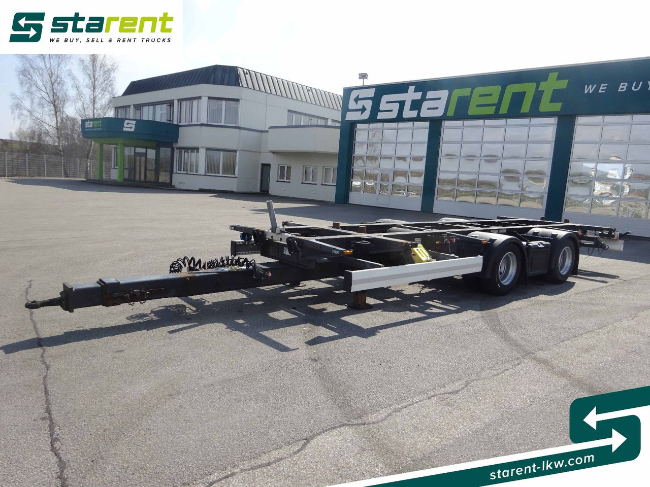 Krone Jumbotandemlafette, BDF Wechselrahmen - Containerbil/ Veksellad påhængsvogn: billede 1 Krone Jumbotandemlafette, BDF Wechselrahmen - Containerbil/ Veksellad påhængsvogn: billede 1