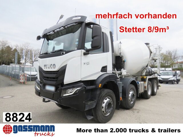 Iveco X-Way AD360X40BZ 8x4, Stetter 8/9m³ - Betonbil: billede 1 Iveco X-Way AD360X40BZ 8x4, Stetter 8/9m³ - Betonbil: billede 1
